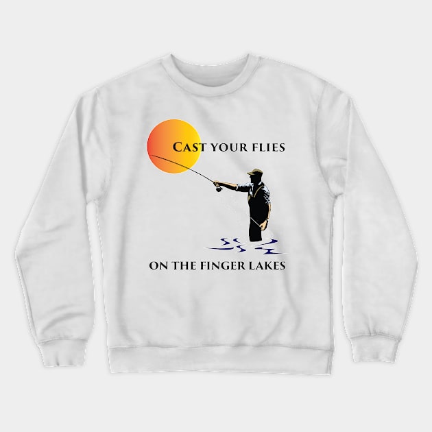 Time Flies Crewneck Sweatshirt by LEM3D